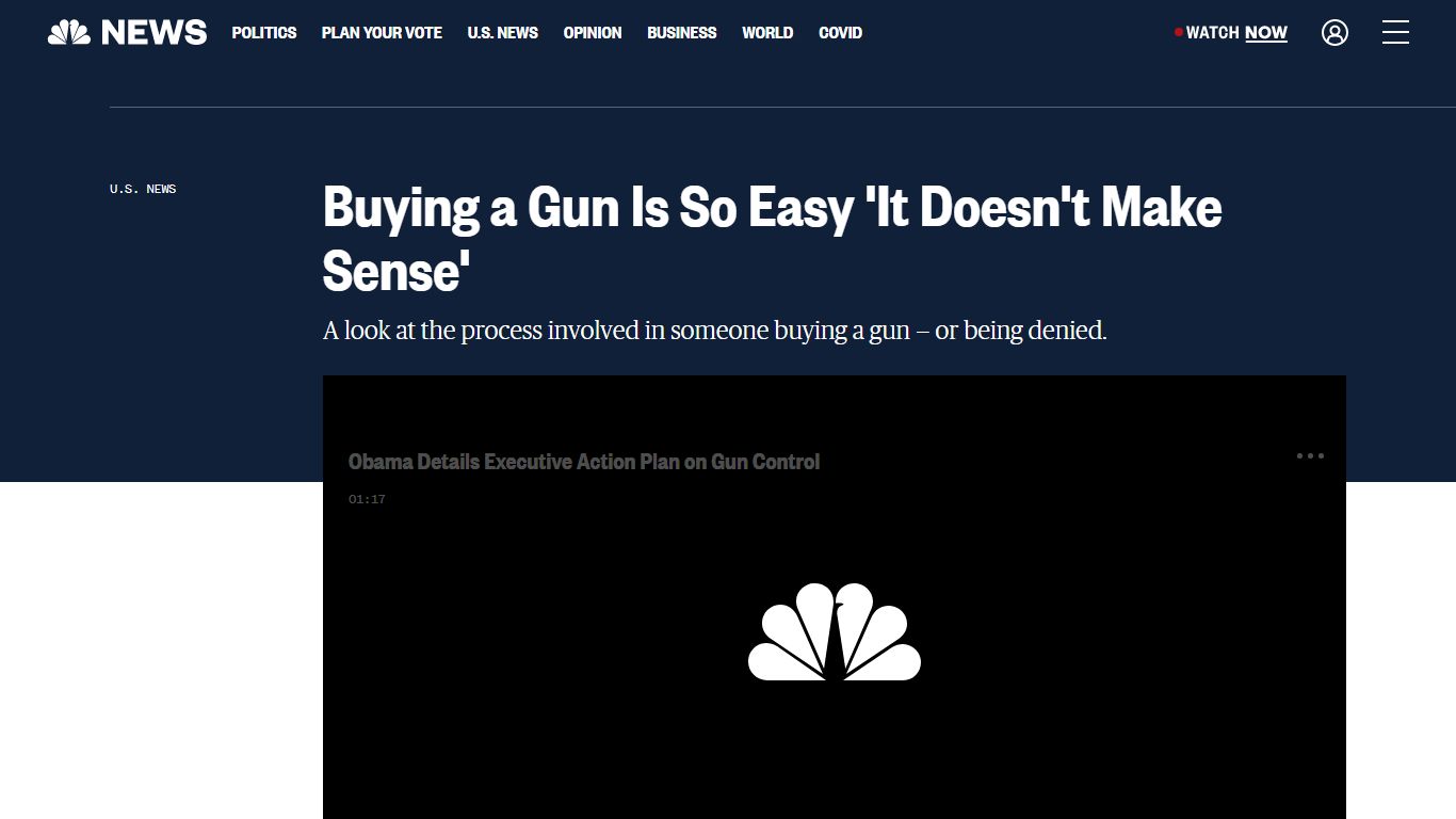 Buying a Gun Is So Easy 'It Doesn't Make Sense' - NBC News