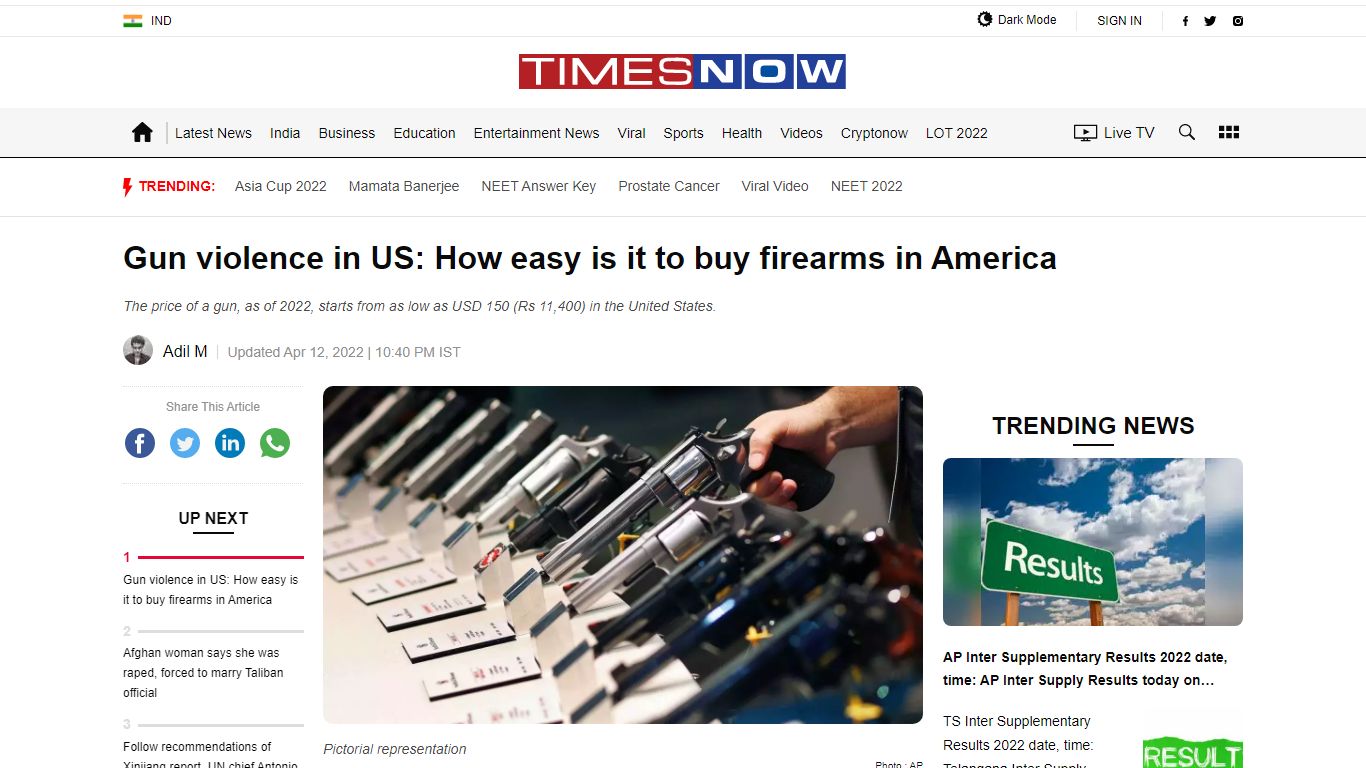 Gun violence in US: How easy is it to buy firearms in America - TimesNow